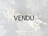 アンティーク ペップ コサージュ用 花芯 淡いクリーム色