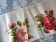 画像10: 19世紀 アンティーク シルク製 幅広リボン ベルベットの薔薇模様 13cm幅 175cm