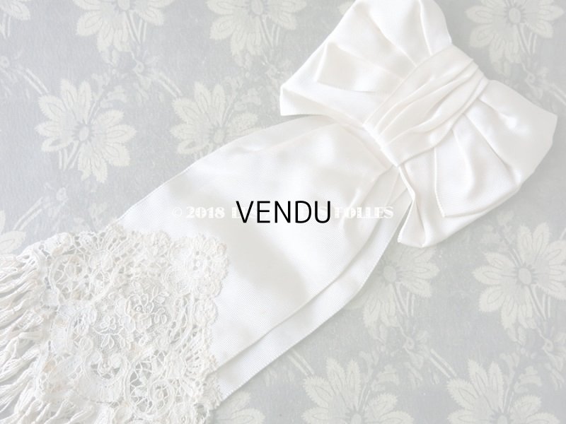 画像3: 1900年代 アンティーク ポワン・ド・ローズ&デュセスレースの装飾入り コミュニオンの腕章 【ポワン・ド・ローズ】