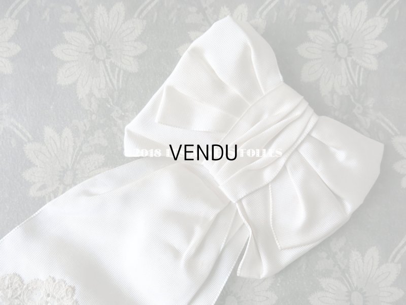 画像4: 1900年代 アンティーク ポワン・ド・ローズ&デュセスレースの装飾入り コミュニオンの腕章 【ポワン・ド・ローズ】