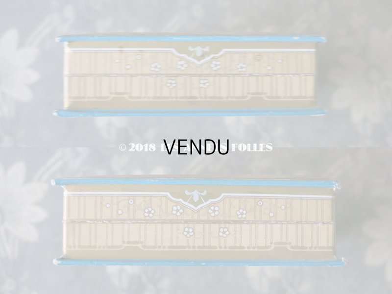 画像6: アンティーク ラングドシャのお菓子箱  LANGUES AU CAFE