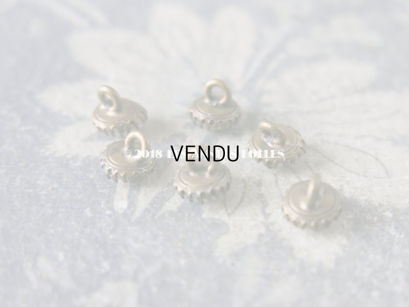 画像5: 【クリスマスセール2018対象外】 アンティーク ドール用 極小 ボタン 7mm 6ピースのセット オパールカラー