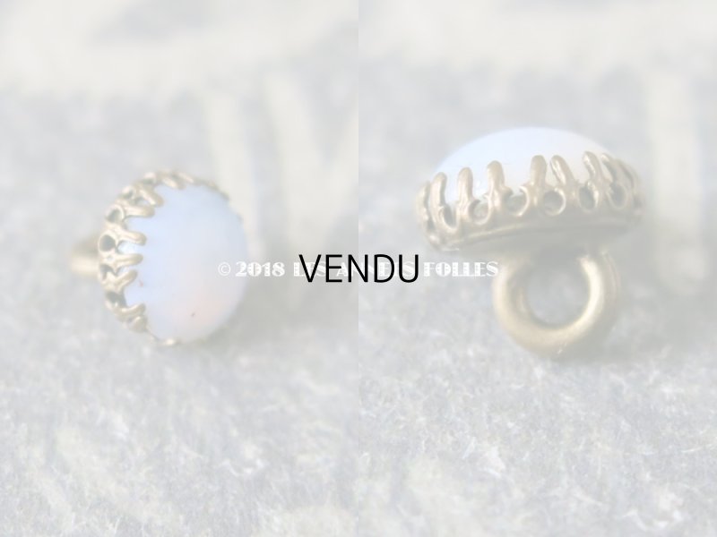 画像6: 【クリスマスセール2018対象外】 アンティーク ドール用 極小 ボタン 7mm 6ピースのセット オパールカラー