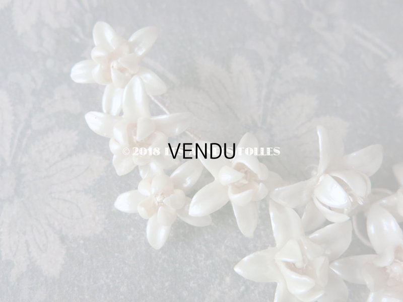 画像5: 【クリスマスセール2018対象外】 1920年代 アンティーク パール加工のワックスフラワーのヘッドリース & 小さなブーケのセット ウェディング 結婚式 ティアラ