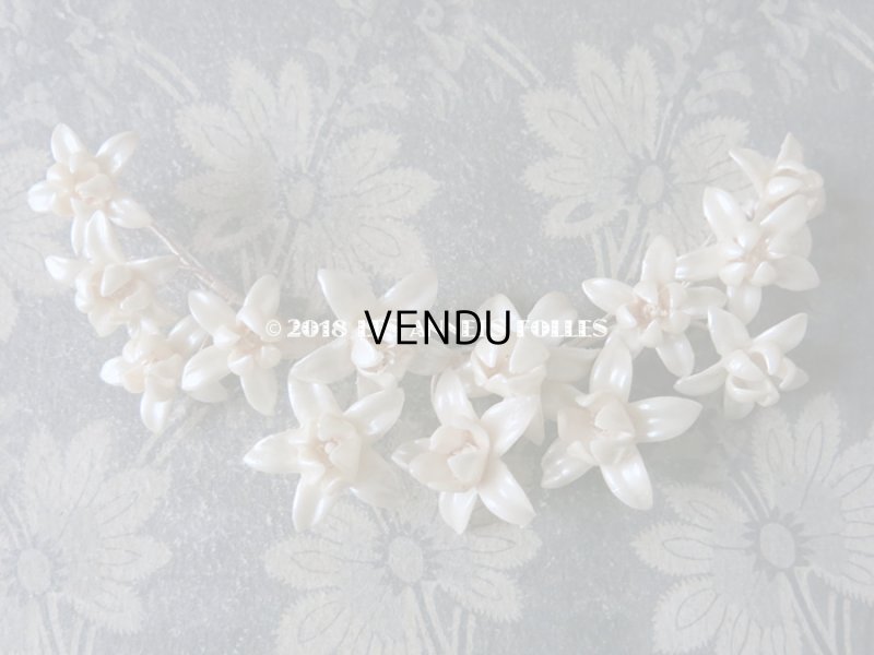 画像3: 【クリスマスセール2018対象外】 1920年代 アンティーク パール加工のワックスフラワーのヘッドリース & 小さなブーケのセット ウェディング 結婚式 ティアラ