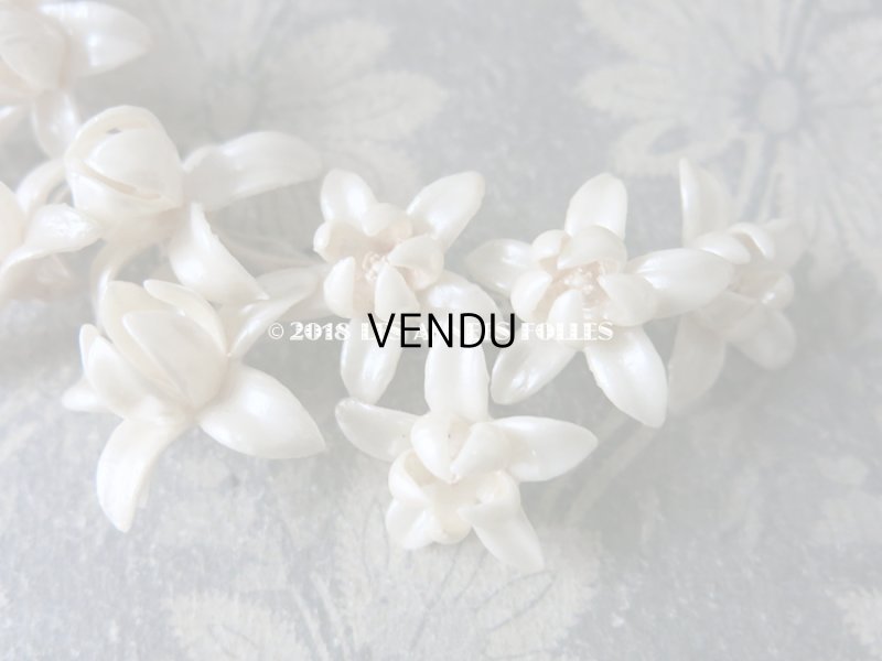 画像7: 【クリスマスセール2018対象外】 1920年代 アンティーク パール加工のワックスフラワーのヘッドリース & 小さなブーケのセット ウェディング 結婚式 ティアラ