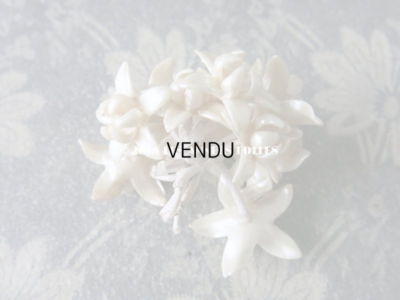 画像8: 【クリスマスセール2018対象外】 1920年代 アンティーク パール加工のワックスフラワーのヘッドリース & 小さなブーケのセット ウェディング 結婚式 ティアラ