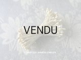【クリスマスセール2018対象外】 アンティーク ペップ コサージュ用 花芯 マーブル イエローグリーン