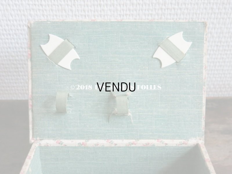 画像11: 【クリスマスセール2018対象外】 1900年代 アンティーク 薔薇模様の裁縫箱 カルトナージュボックス