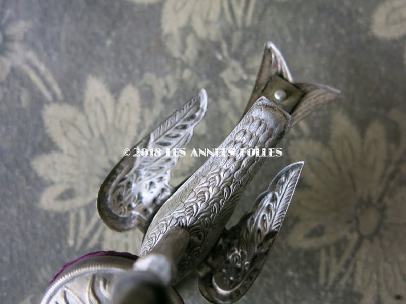 画像9: 【クリスマスセール2018対象外】 19世紀 アンティーク 燕のピンクッション クリップ付 ヴィクトリアン