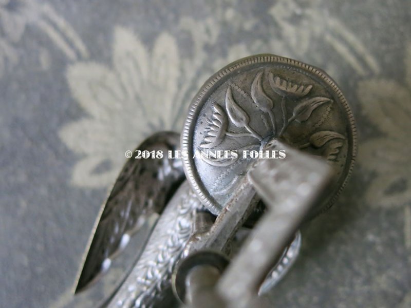 画像10: 【クリスマスセール2018対象外】 19世紀 アンティーク 燕のピンクッション クリップ付 ヴィクトリアン