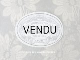 【クリスマスセール2018対象外】 アンティーク パフュームリーのラベルGLYCERINE DE TOILETTE - F.MOREAU & FILS LYON -