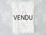 アンティーク  初聖体の立体カニヴェ コミュ二オンの少女 