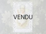 アンティーク カニヴェ 幼いキリスト 薔薇の透かし柄