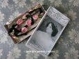 画像1: 未使用 1920年代 アンティーク バレエ用 シルクシフォン ピンクの薔薇のヘッドリース 箱入り (1)