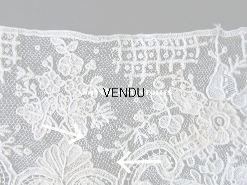 画像8: 19世紀末 アンティーク ニードルレース ポワンドガーズ ポワンドローズ 【ポワン・ド・ガーズ】 【ポワン・ド・ローズ】  98cm