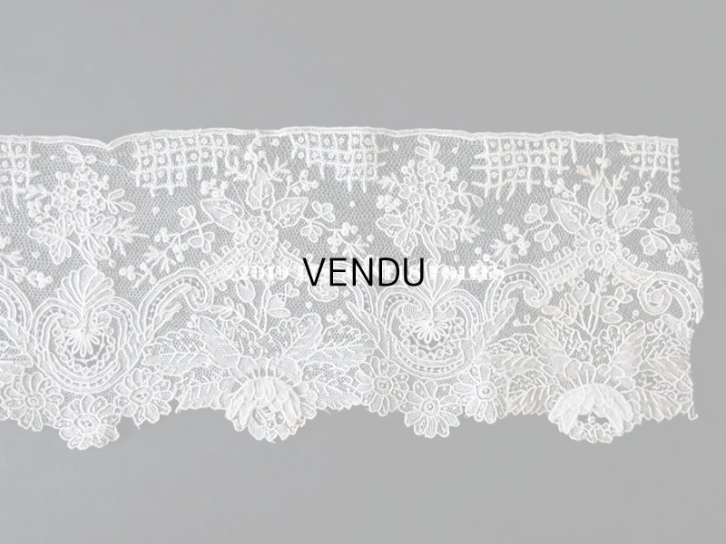 画像7: 19世紀末 アンティーク ニードルレース ポワンドガーズ ポワンドローズ 【ポワン・ド・ガーズ】 【ポワン・ド・ローズ】  98cm