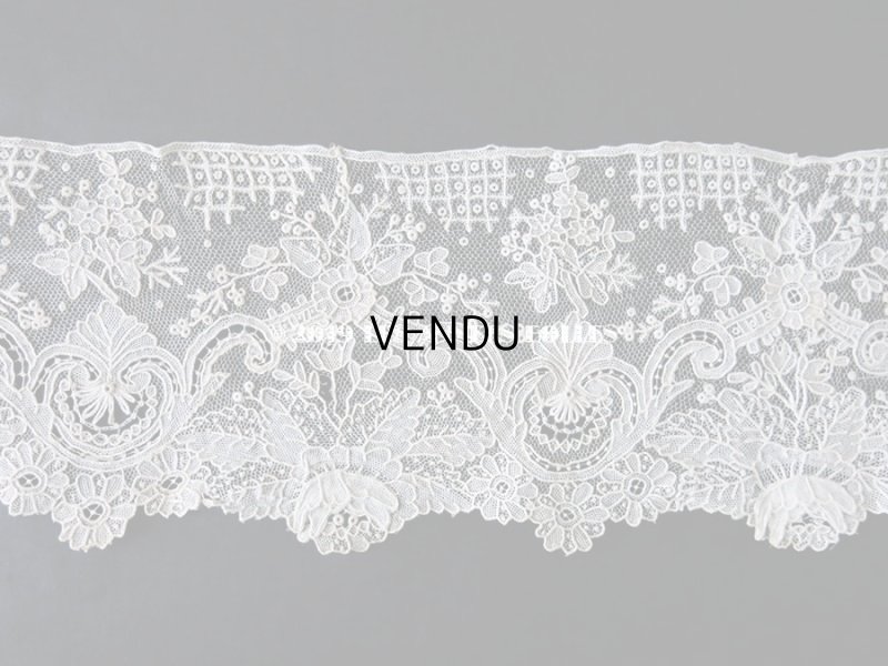 画像6: 19世紀末 アンティーク ニードルレース ポワンドガーズ ポワンドローズ 【ポワン・ド・ガーズ】 【ポワン・ド・ローズ】  98cm