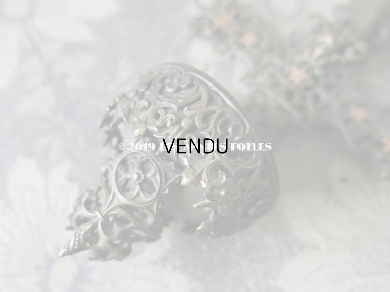 画像5: 1900年代 アンティーク　ジャンヌ・ダルク＆クロスの小さなベニチェ  