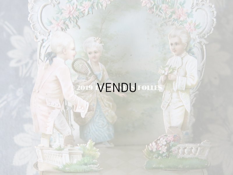 画像5: アンティーク ヴィクトリアン ポップアップ クロモ ロココ調