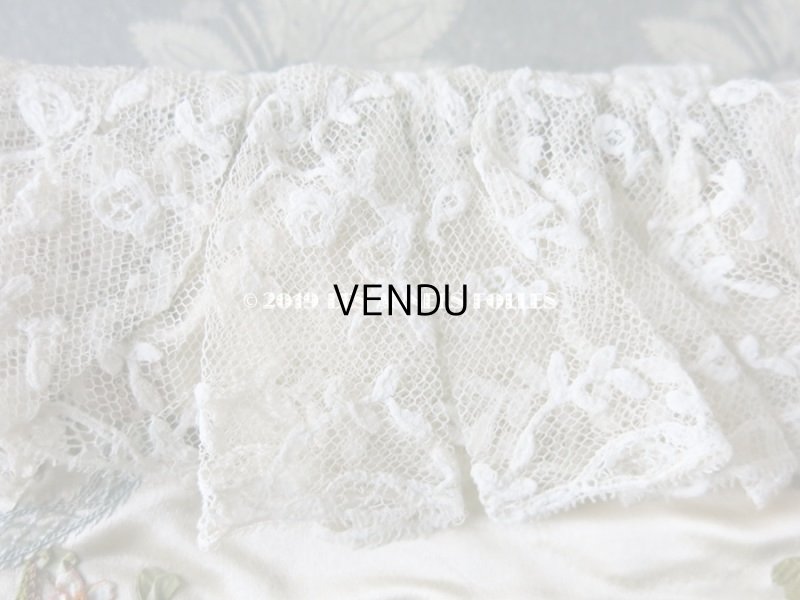 画像9: 19世紀 アンティーク シルク製 ロココ調 オモニエール