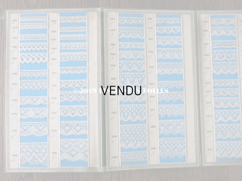 画像15: 1900年代 アンティーク レースのサンプラー  508種 32ページ