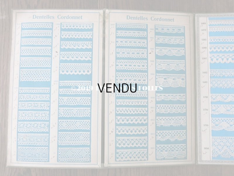 画像14: 1900年代 アンティーク レースのサンプラー  508種 32ページ