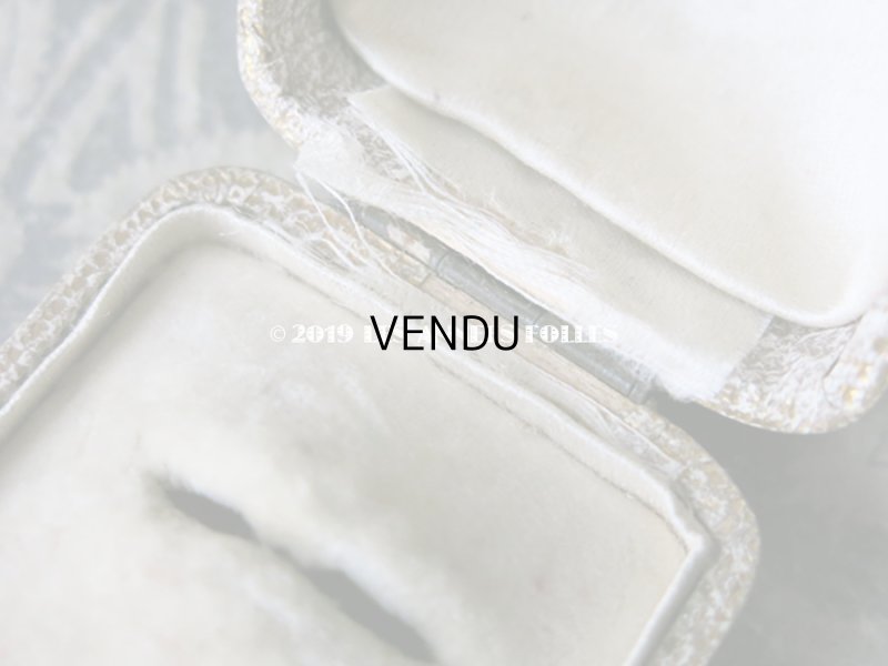 画像9: アンティーク ジュエリーボックス 金彩入り グレー リングボックス