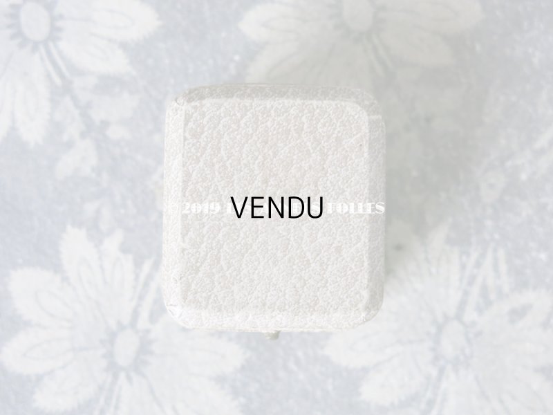 画像3: アンティーク ジュエリーボックス 金彩入り グレー リングボックス