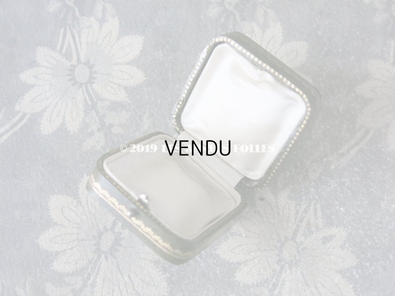 画像7: アンティーク ジュエリーボックス 金彩入り グリーン