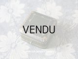 アンティーク ジュエリーボックス 金彩入り グリーン
