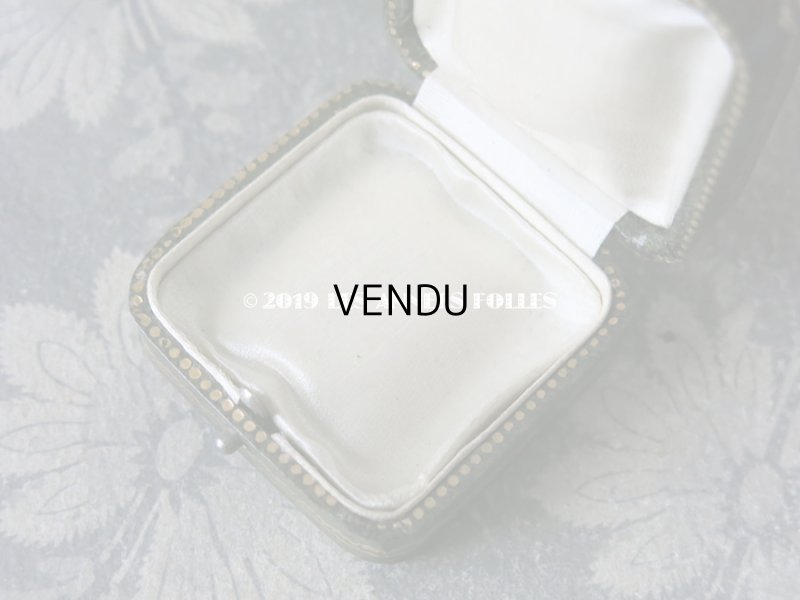 画像8: アンティーク ジュエリーボックス 金彩入り グリーン