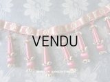 19世紀 ナポレオン3世時代 アンティーク パスマントリー ピンク ポンポン