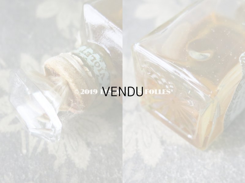 画像16: 1924年 アンティーク パフュームボトル 箱入り ESSANCE EXTRA CHYPRE - VIOLET PARIS -