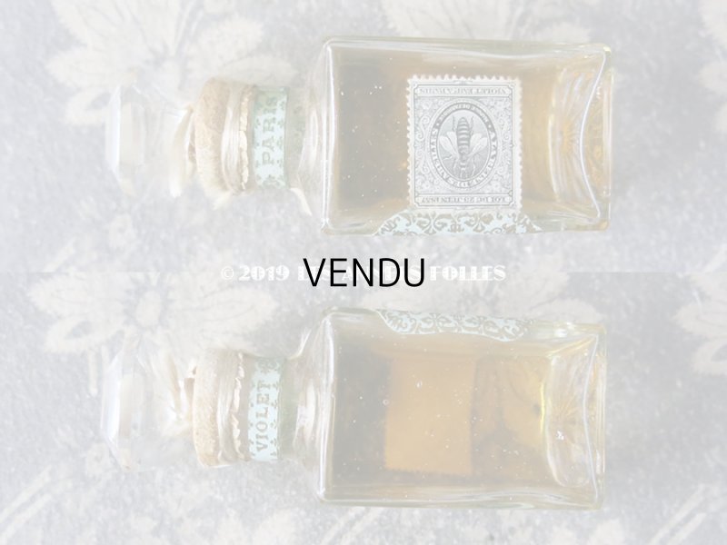 画像14: 1924年 アンティーク パフュームボトル 箱入り ESSANCE EXTRA CHYPRE - VIOLET PARIS -