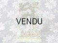 アンティーク  初聖体の立体カニヴェ 森の中のコミュ二オンの少女 鈴蘭＆薔薇＆勿忘草