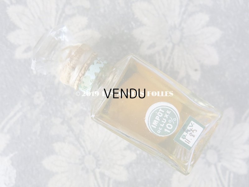 画像13: 1924年 アンティーク パフュームボトル 箱入り ESSANCE EXTRA CHYPRE - VIOLET PARIS -