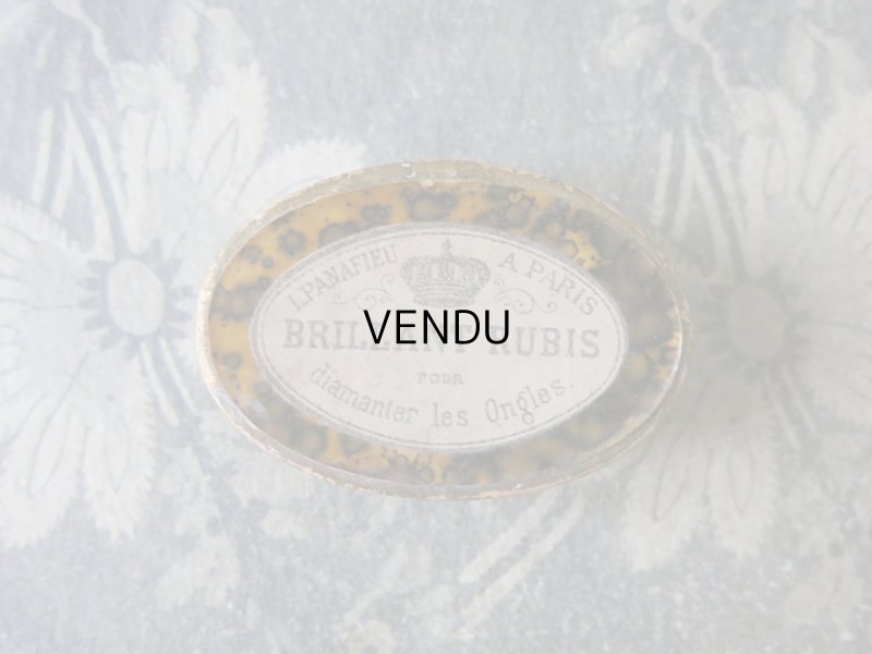 画像3: アンティーク ネイル用 小さなパウダーボックス BRILLANT RUBIS POUR DIAMANTER LES ONGLES