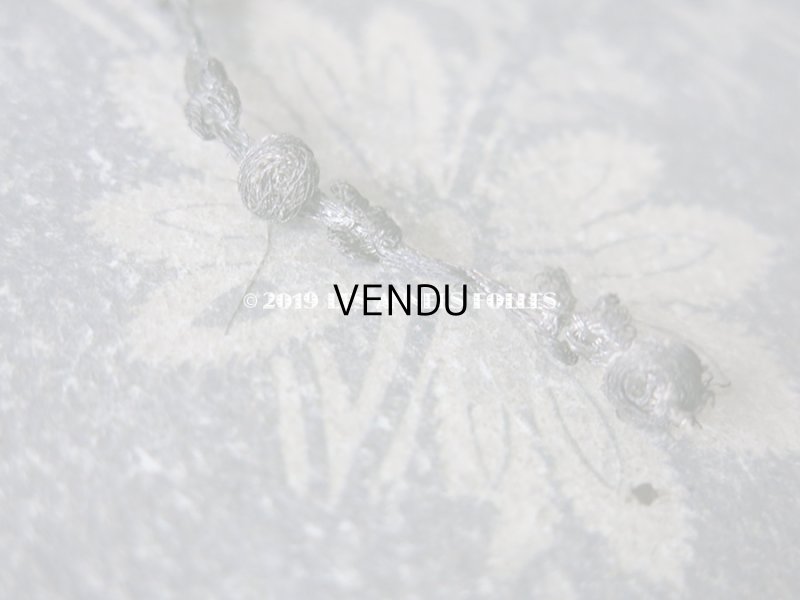 画像9: 1920年代 アンティーク メタル製 薔薇のロココトリム ロココリボン