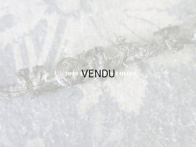 画像8: 1920年代 アンティーク メタル製 薔薇のロココトリム ロココリボン