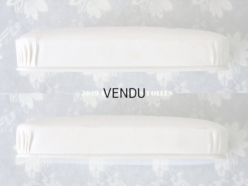 画像8: アンティーク シルク製 ドラジェのボックス 薔薇とリボンのガーランド LA TOILETTE HELENE