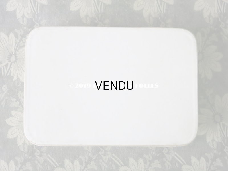 画像4: アンティーク シルク製 ドラジェのボックス 薔薇とリボンのガーランド LA TOILETTE HELENE