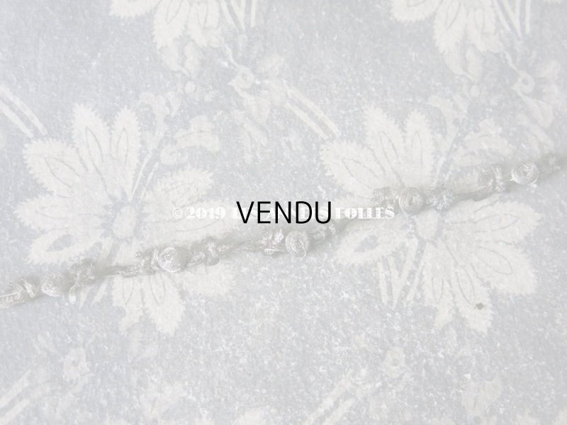 画像3: 1920年代 アンティーク メタル製 薔薇のロココトリム ロココリボン