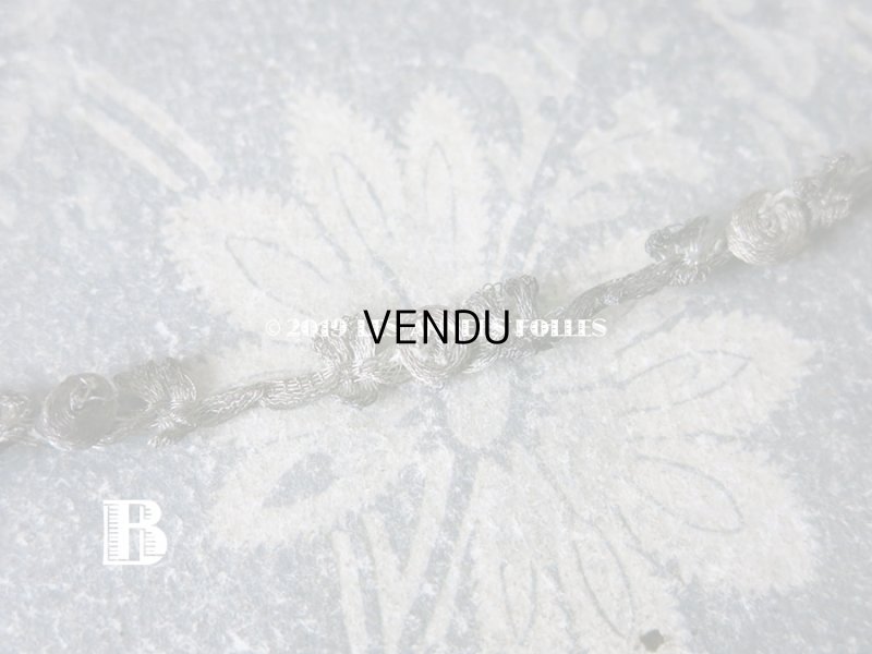 画像6: 1920年代 アンティーク メタル製 薔薇のロココトリム ロココリボン