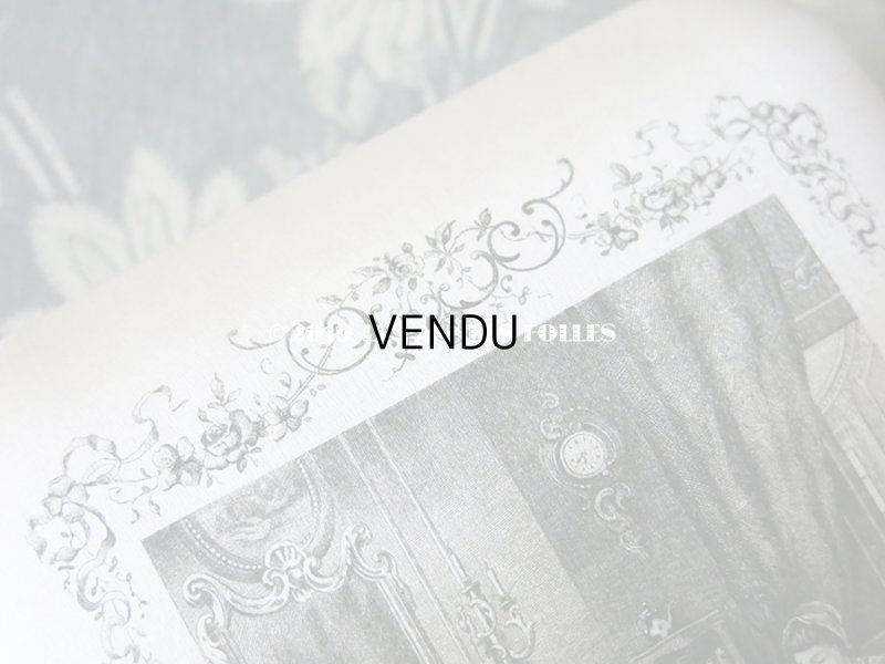 画像5: アンティーク シルク製 ドラジェのボックス 薔薇とリボンのガーランド LA TOILETTE HELENE