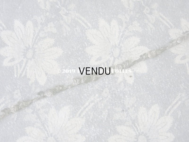 画像7: 1920年代 アンティーク メタル製 薔薇のロココトリム ロココリボン