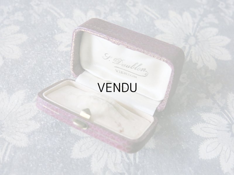 画像7: アンティーク ジュエリーボックス 金彩入り パープル