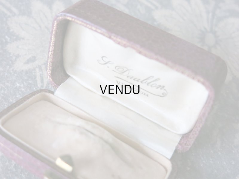 画像9: アンティーク ジュエリーボックス 金彩入り パープル