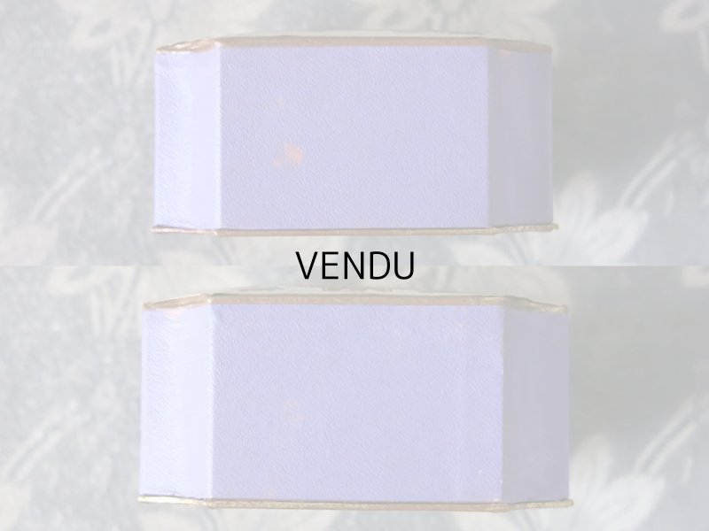画像5: 未使用 アンティーク 菫のパウダーボックス POUDRE DE RIZ VIOLETTE EMPIRE - PARFUMERIE ERIZMA PARIS -