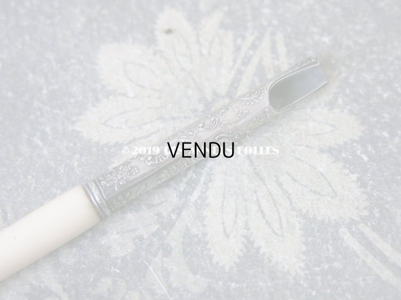 画像5: 1900年代 アンティーク ペン軸 ロカイユ装飾